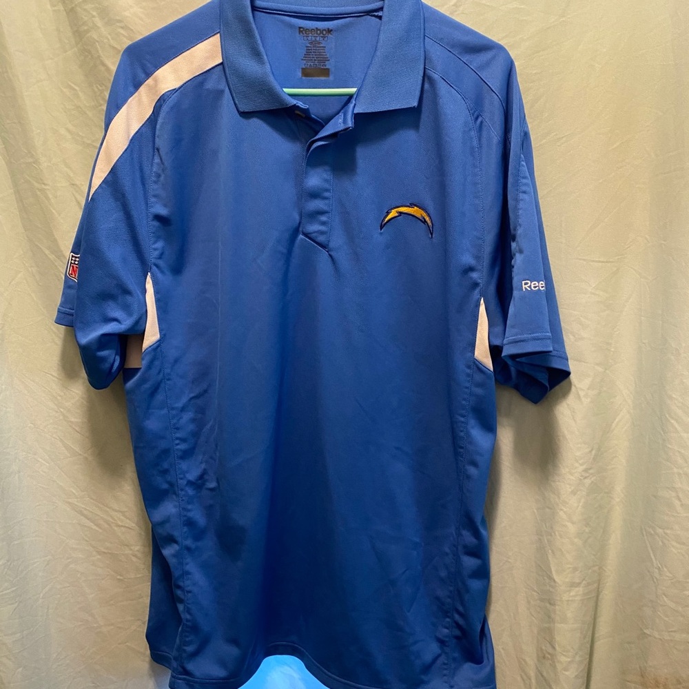 Reebok NFL Chargers AFC west men’s polo large